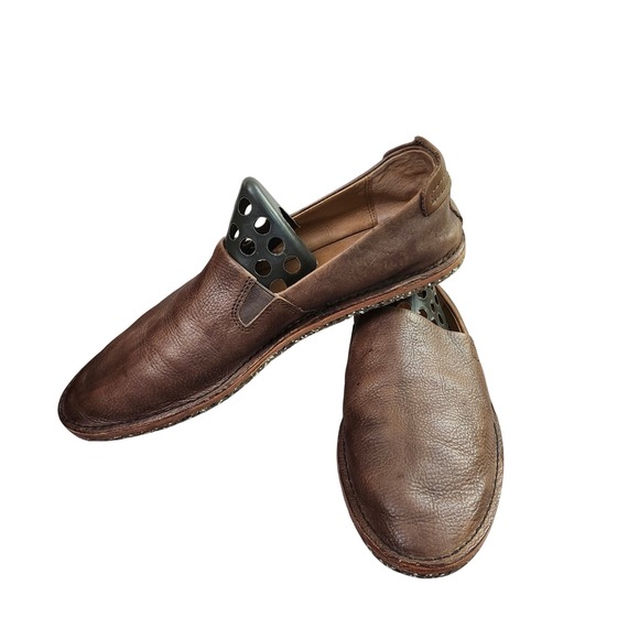Frye Montauk A Line Middle English Mens Leather slip-on flats driving shoes 11.5
